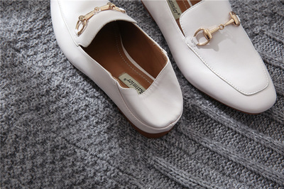 金屬扣平底女鞋踩跟懶人鞋套腳淺口單鞋英倫樂(lè)福鞋工作小皮鞋新款 艾尚戀族圓頭單鞋DX4888【價(jià)格 圖片 品牌 報(bào)價(jià)】-蘇寧易購(gòu)聯(lián)創(chuàng)服飾鞋帽專營(yíng)店